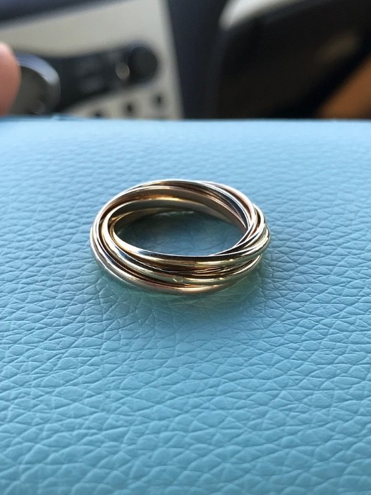 cartier seven band ring